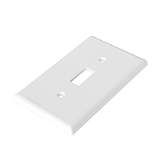 Панель тумблера, одноместная, небьющаяся, современная, белая, сверхмощная, декоративная пластиковая, американская настенная панель, крышка розетки, товары для дома