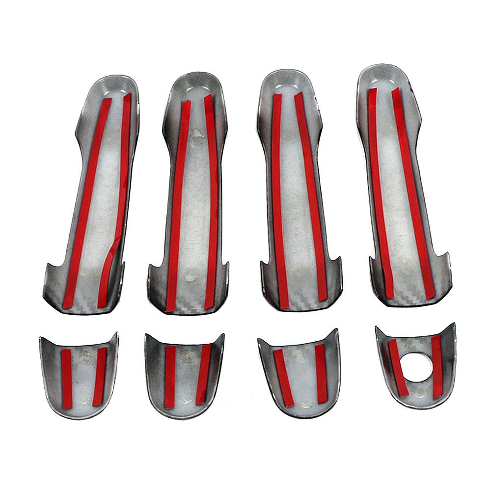 Для Scion xA xB tC xD Напечатанная карбоновая наружная дверная ручка, молдинг, рамка, рамка