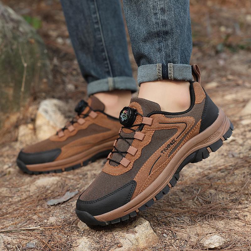 Новая модная мужская и женская обувь износостойкая и дышащая беговая обувь универсальная вращающаяся кнопка повседневная обувь