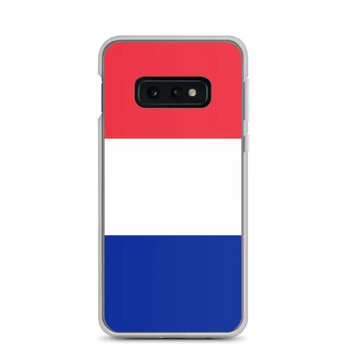 Coque Téléphone - Samsung - Galaxy S10e - Drapeau France - Souple - Multicolore