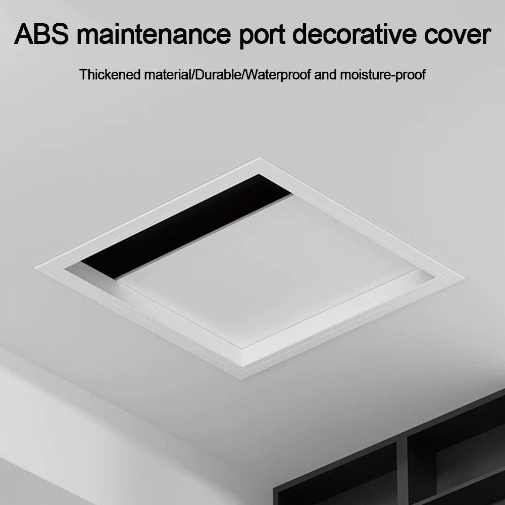 Дверная защелка Белая Дверь смотрового люка Пластиковая Съемная Инспекционное отверстие ABS Крышка люка доступа Двери Стена Потолок