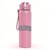 1PC Mariners circular sports logo print 750ml colorful plastic sports water bottle leakproof pop up lid with straw for outdoor work home use