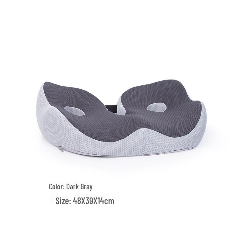 Эргономичная подушка для сиденья из пены с эффектом памяти при геморрое, нескользящая, утолщенная, идеально подходит для длительного сидения и использования в офисе.