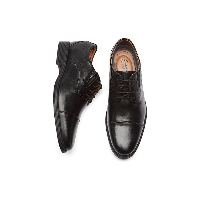 Clarks Классические мужские туфли-дерби Деловые туфли Черные 261529128