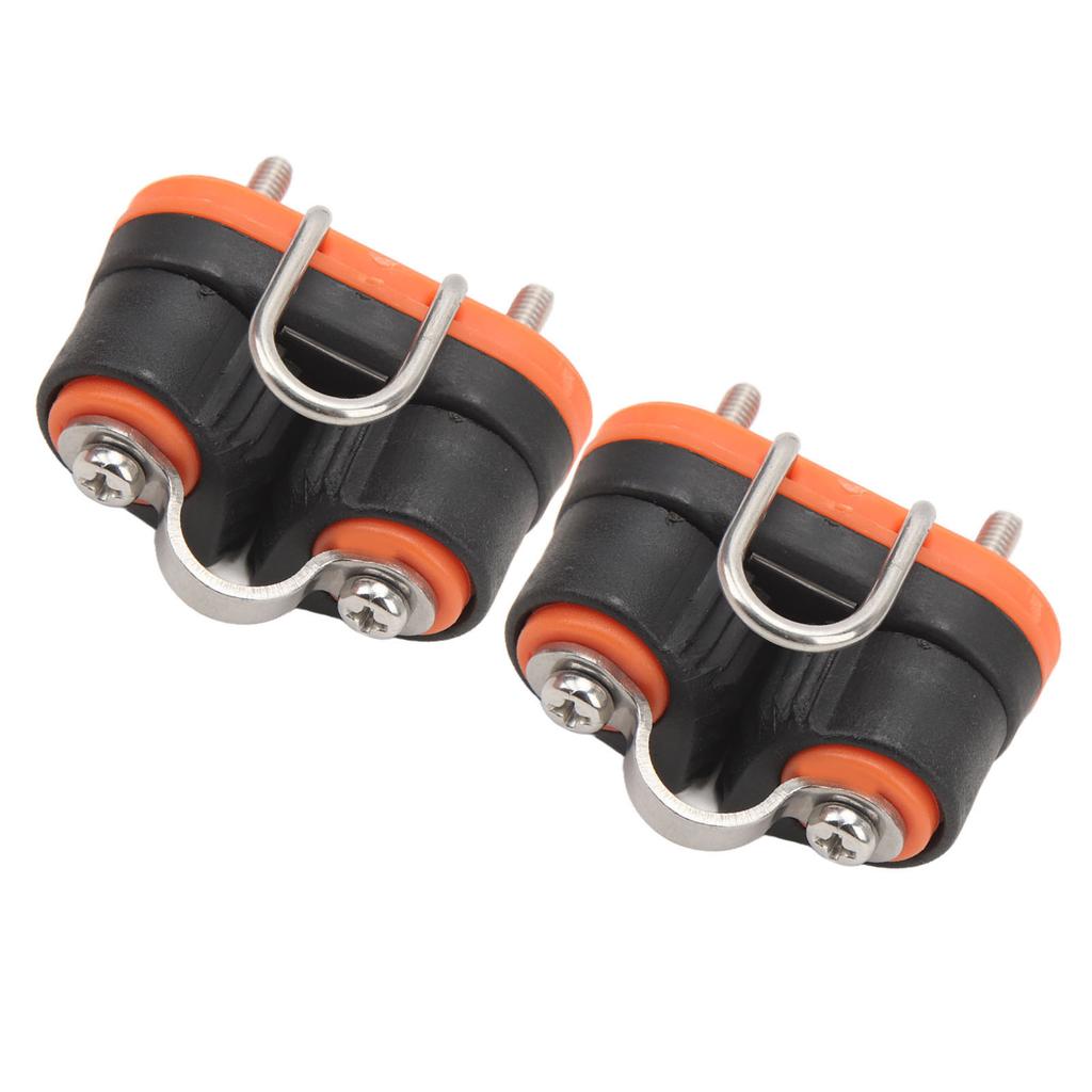 2PCS Cam Cleat Ball Bearing Marine Boat Fast Entry Rope Cam Cleat Wire Fair Sailing Sailboat