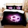 Лидер продаж 3D футбольная картина пододеяльники Высокое качество Постельное белье King Double Size Дышащие украшения для спальни Наборы постельных принадлежностей