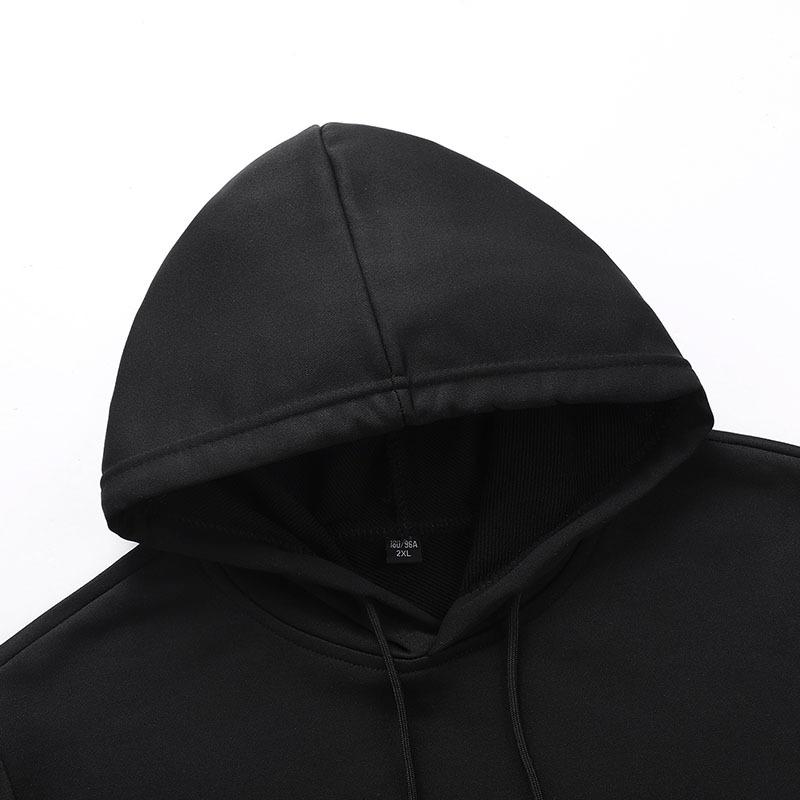 Осенне-зимний мужской и женский свитер с капюшоном с модным принтом Slim Fit