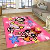 Мультфильм милый P-Powerpuff Girl ковер ковер для спальни гостиная домашний диван украшение,детская игра большой декор напольный коврик подарок