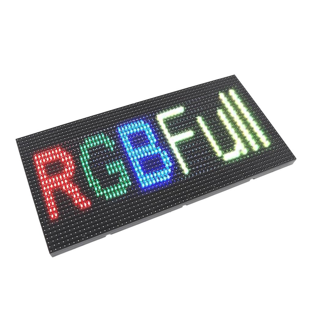 Indoor LED Sign P10 Full Color Scrolling Water Proof LED Display Screen for Storefronts Salons Cafes 320x160mm