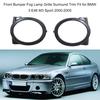 Front Bumper Fog Light Ring Cover Lamp Grille Surround Trim Fit for BMW 3