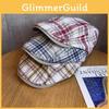 Retro Style Cotton Linen Newsboy Cap With Sun Shield For Spring And Autumn Use