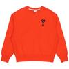 Puma Совместный бренд Amiparis, однотонный свитшот с круглым вырезом и логотипом Love Heart, мужские топы, оранжево-красный 534111-95