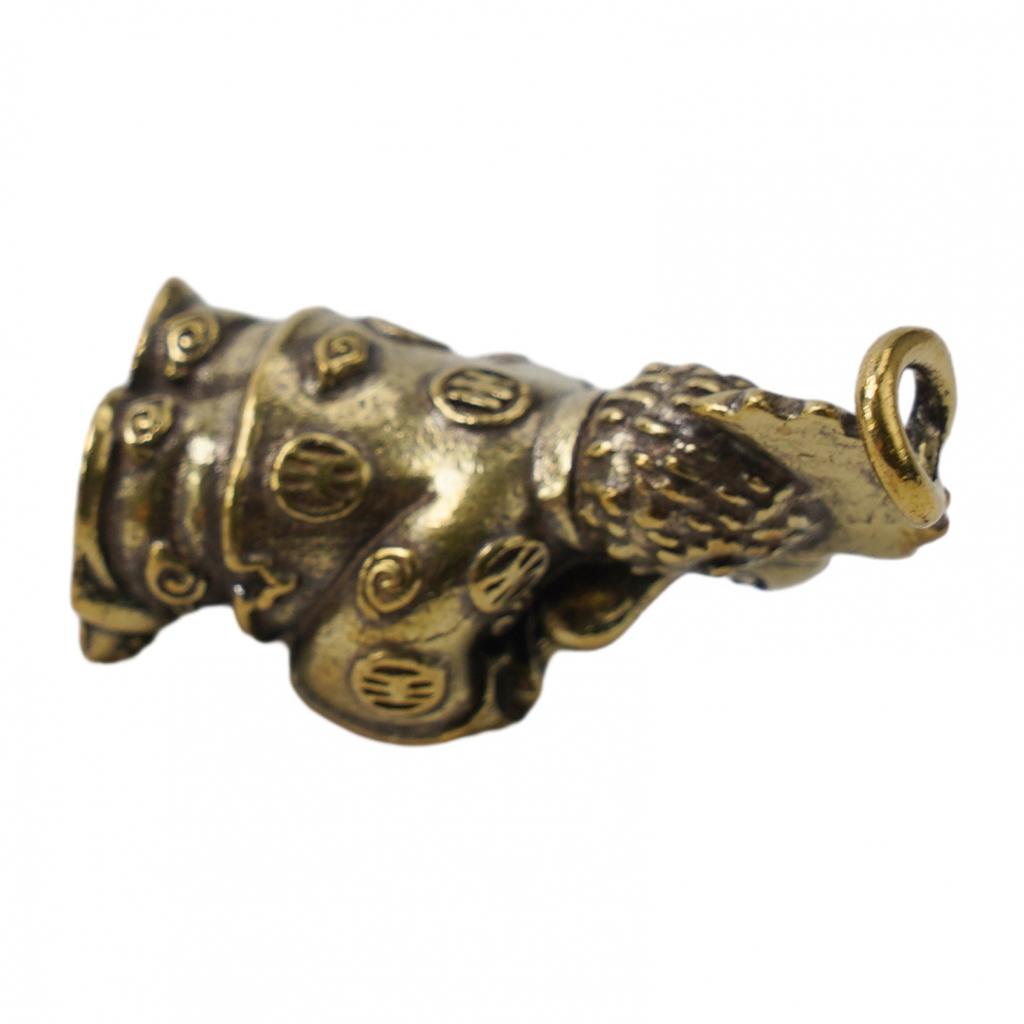 Antique Copper Animal Sculpture Vintage Brass Ornaments Handcrafted Statue