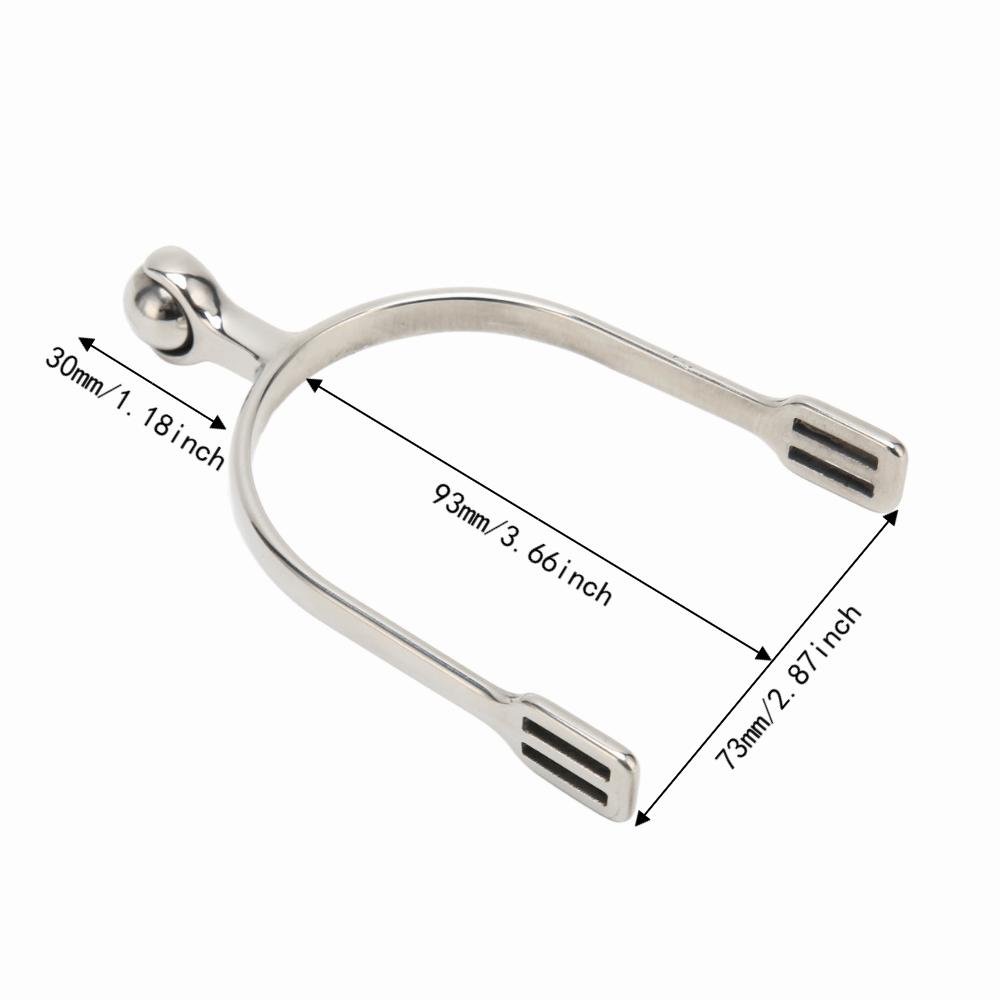2pcs Stainless Steel Western Spurs Lightweight Equestrian Spurs Stainless Steel Spurs For Women