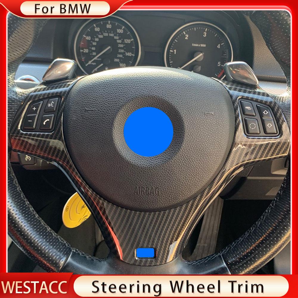 Наклейка на молдинг декоративной накладки на рулевое колесо автомобиля для BMW 1 3 серии E87 E90 E92 E93 2005 - 2012
