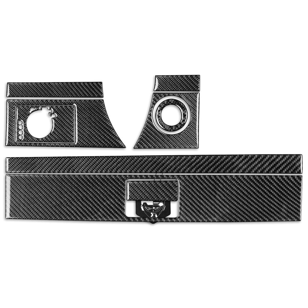 Gear Shift Instrument Reading Lamp Doors Handle Lift Panel Carbon Fiber Sticker Trim For Mercedes Benz B Class W245