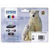 Epson Multipack T2636 XL - Polar Bear - Black, Cyan, Yellow, Magenta (C13T26364010)