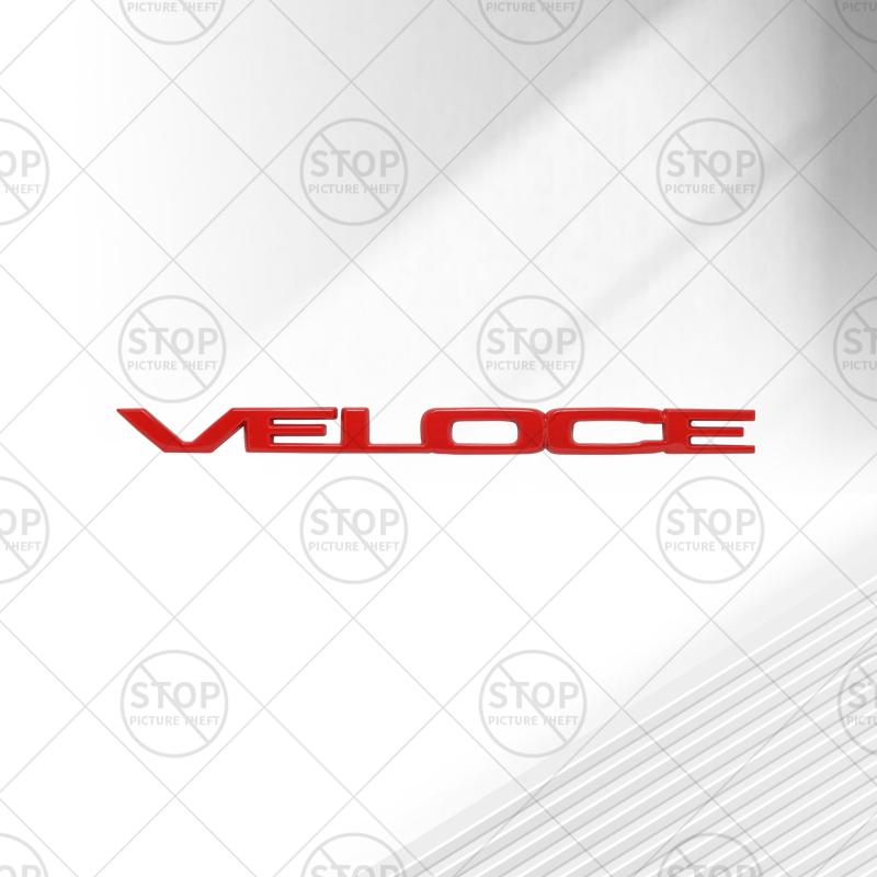 HNQJR1 Car Sticker VELOCE Logo 3D Decal Body Decoration Badge Rear Trunk Emblem For Alfa Romeo Giulia Stelvio Giulietta MTO Mito Brera