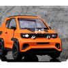Масштаб 1/18 WULING MINI EV 6X6, литая под давлением модель автомобиля, игрушечный автомобиль с откатным механизмом, звуком и светом для детей, коллекция подарков для мальчиков и девочек