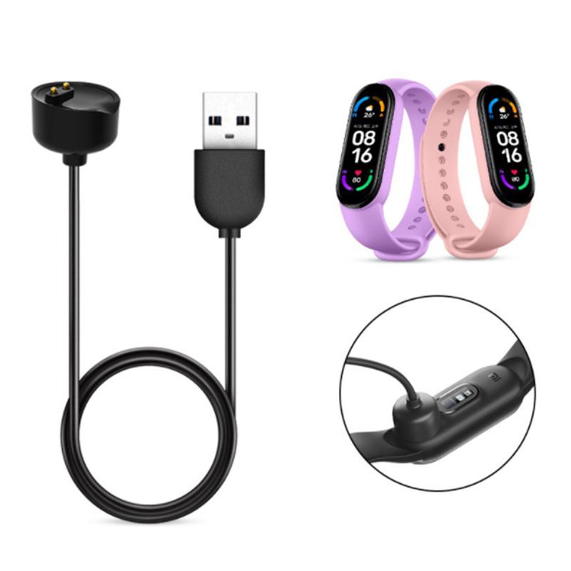 Магнитное Зарядное Устройство Для Mi Band 5 6 7 Nfc Зарядка Замена USB Зарядный Кабель Для Mi Band 5 6 7 Умный Браслет Зарядка
