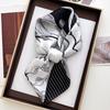 Luxury Square Scarf For Women Soft Print Bandanna Bag Ribbon Head Band Fashion Lady Hair Shawl Wrap Female Neckerchief Hijab