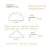 Triangle Shape Cabinet Door Handle Embedded Cabinet Pull Handle  Kitchen Cabinet