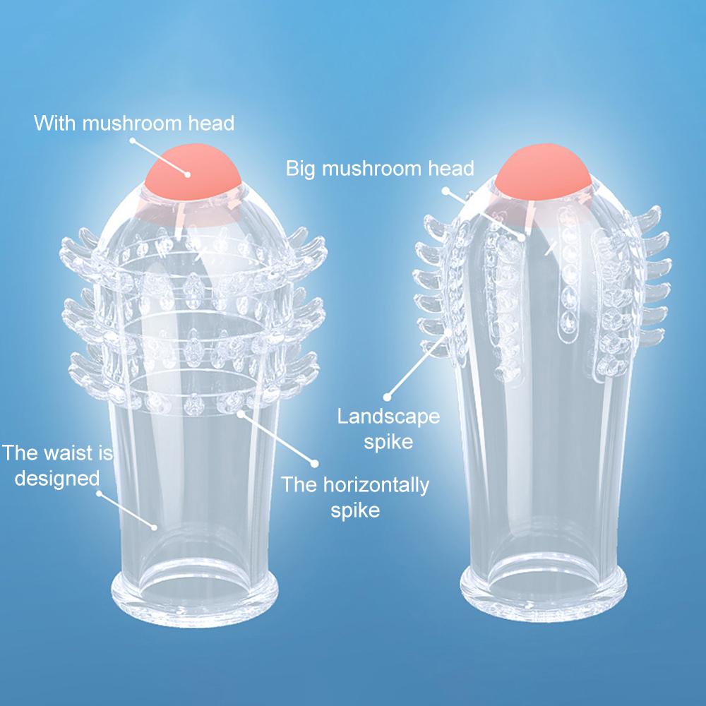 Многоразовый презерватив с удлинителем пениса, мужской удлинитель с задержкой времени, шип G для клитора, массажер, чехол, презервативы для взрослых, секс-игрушки