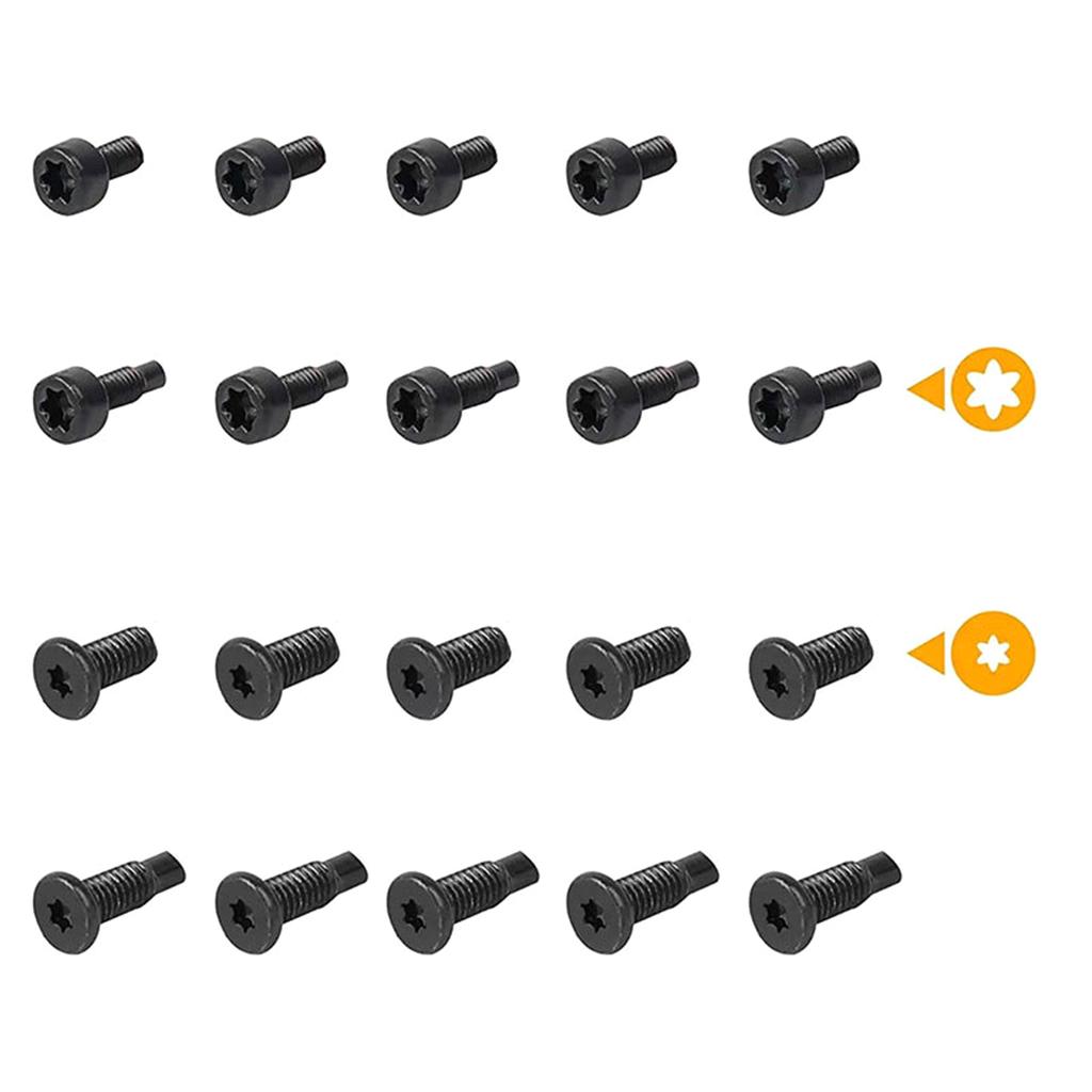 Набор из 20 штук / комплект Винты для безопасности дверного звонка Ring, Болты, Запасные кольца, Винты для дверного звонка, Быстрая фиксация для видеодомофона