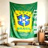 Confederacao Brasileira de Futebol (5) Tapestry Suitable For Decorating Homes Dorms And Bedrooms Soft To The Touch And A Perfect Gift For Friends And 
