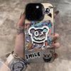 Чехол для телефона с графикой агрессивного медведя для iphone16 15 14 13 12 11 x XR Xs SE2 SE 8 7 plus pro Max mini PC задняя крышка