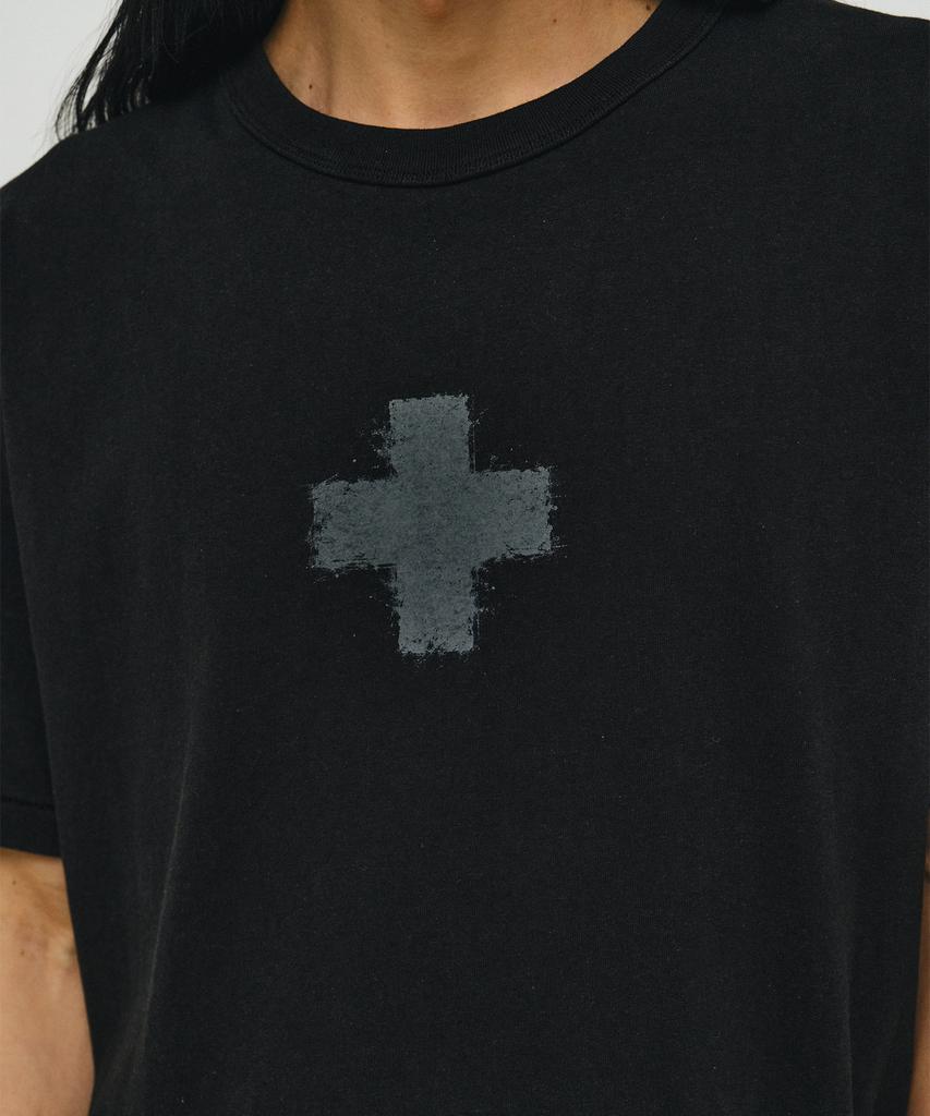 ENDOOR Vintage Cross 1/2 T-Shirt (Vtg Black)