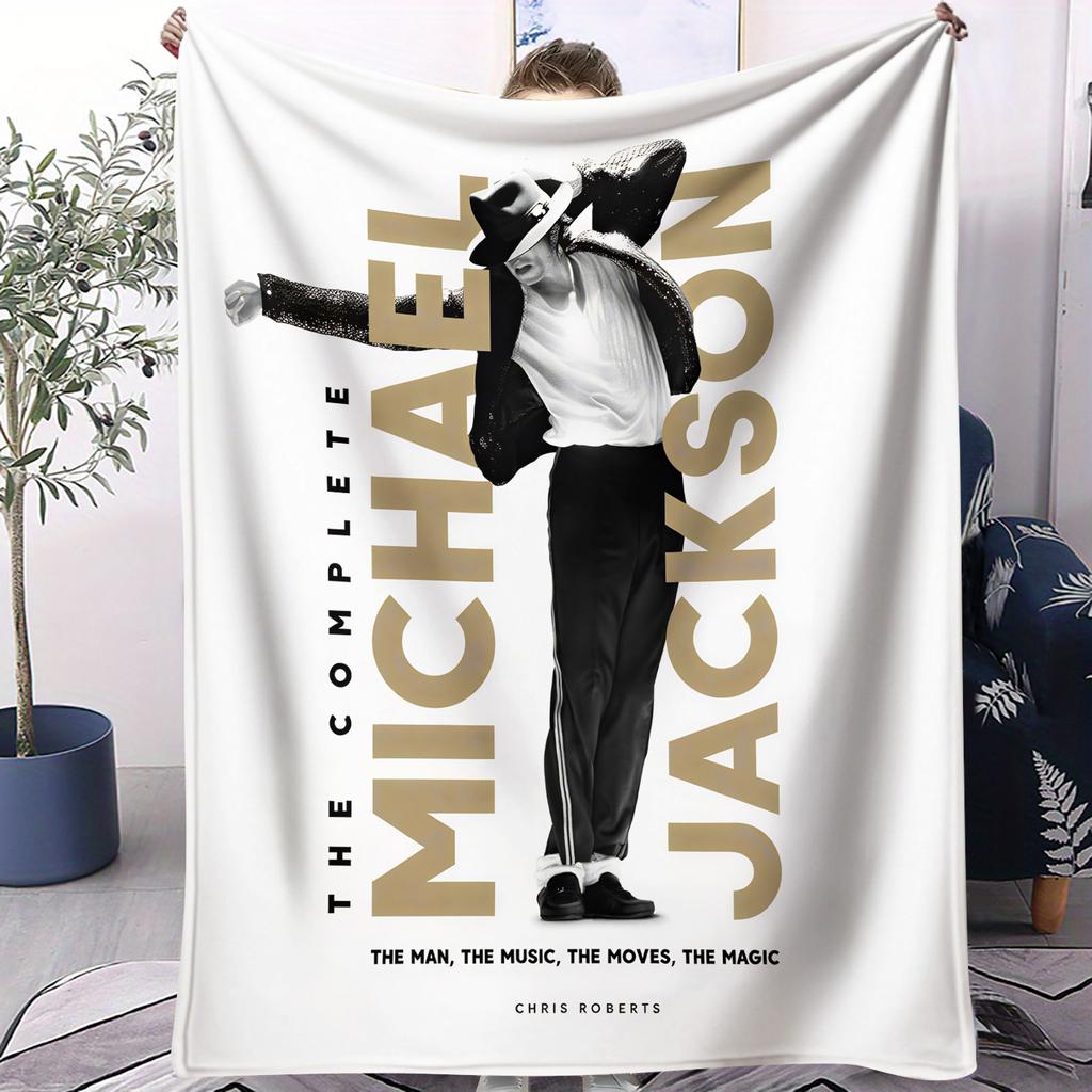 MJ Король Поп-музыки Майкл Джексон Супер Мягкое Высокое Одеяло Диван Офис Путешествие Дневной Сон Комфорт Отдых Лагерь Дорожное Одеяло Подарок на День Рождения
