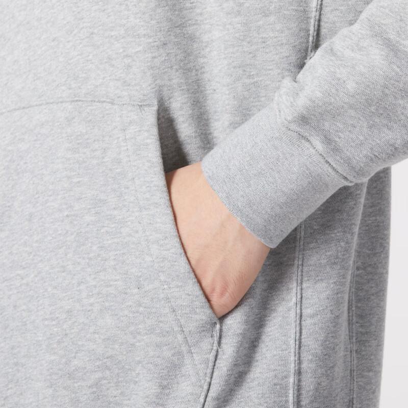 Nike Французская вышивка логотипа принт беговая толстовка мужская топы серый FB7789-063