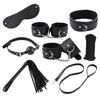 BDSM Adult Sex Toy Kits Sets for Sexy Games Bondage Mask Set Feather Handcuffs Ankle Cuff Restraints for Couple Sexual Game