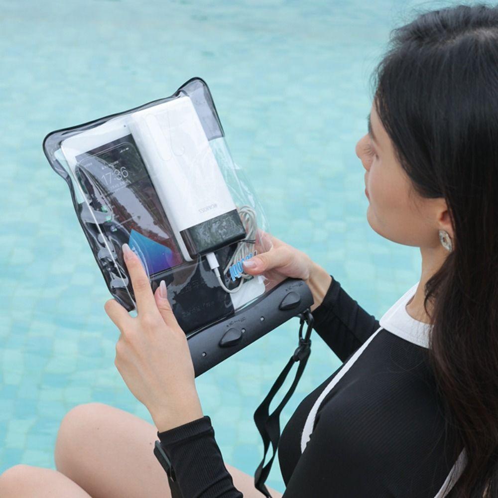 IPX8 Waterproof Mobile Phone Waterproof Bag Floating Swimming Storage Bag Boating