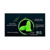 Reusable Comfort Earplugs, Polyurethane Memory Foam, Ear Cups 48.4dB Max NRR for Travel, Sleep, (Green, 3 Pairs)