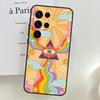 retro Groovy hippie boho rainbow Case For Samsung Galaxy S26 Ultra S24 S23 S22 S21 S25 Ultra S10 S20 Plus S25 FE Phone Cover