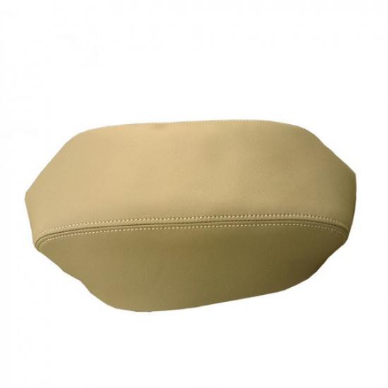 Leather Car Center Console Lid Armrest Cover Tan Beige For Toyota Camry 2007-11