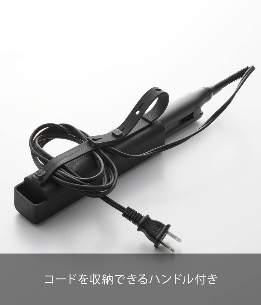 Yamazaki Силиконовый чехол для утюжка для волос Ш x Г x В Чехол для утюжка для волос 5299, Большой, Черный, Размеры 4.1см 5.3см 19.6см (без ремешка), Красавицы