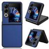 For ZTE Nubia Flip2 5G Case Carbon Fiber Texture Shockproof PU+PC Phone Cover