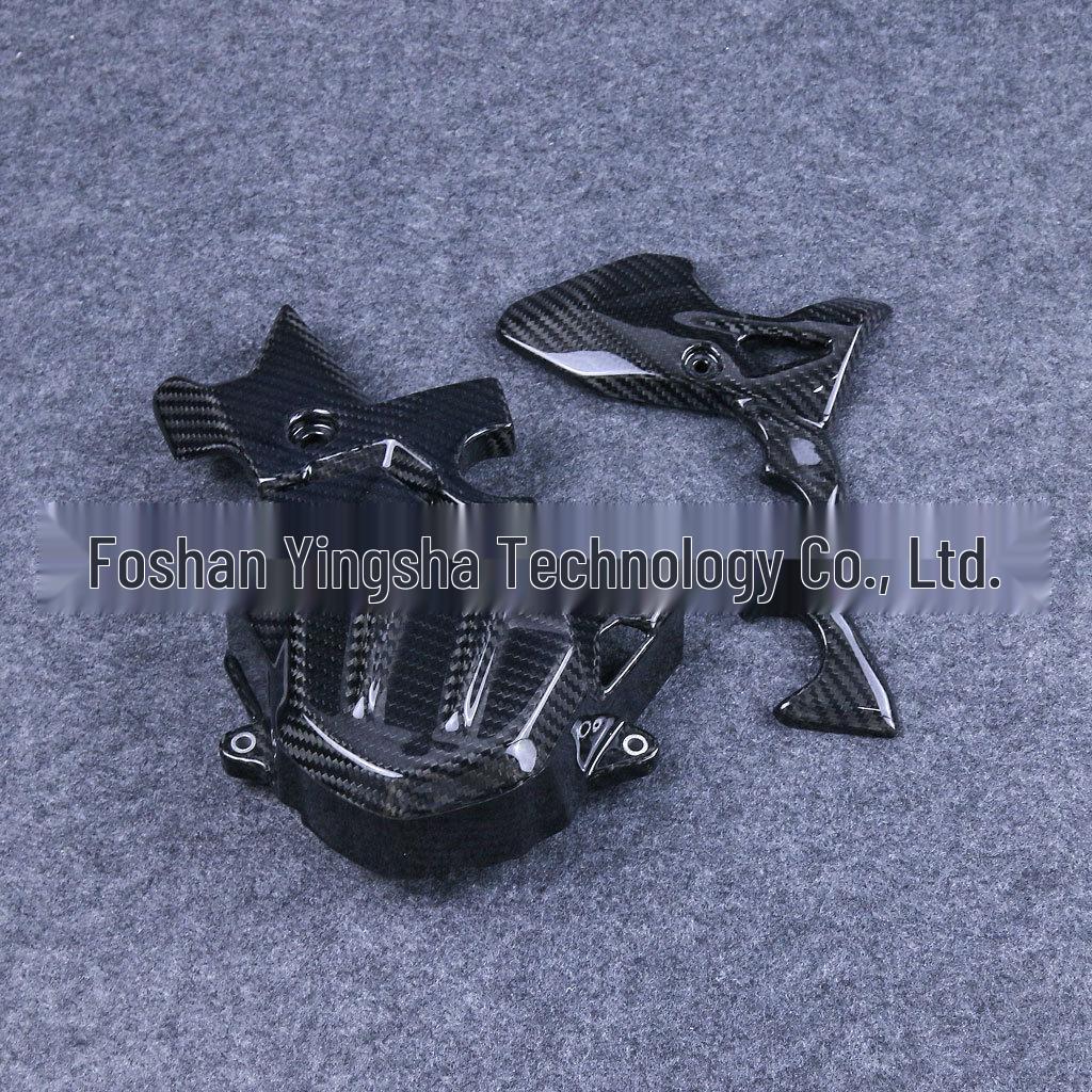 Крышка двигателя из углеволокна для Kawasaki Ninja 400 (2018+)