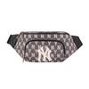 New MLB Monogram Collection Polyester Combo Bag, Shoulder Bag, Crossbody Bag, Fanny Pack Regular Unisex Dirty Pink Print 32BGCA011-50L