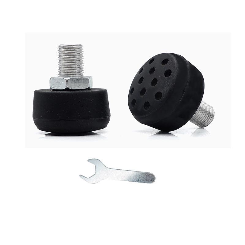 Регулируемые двухрядные четырехколесные роликовые коньки с износостойкими резиновыми тормозами