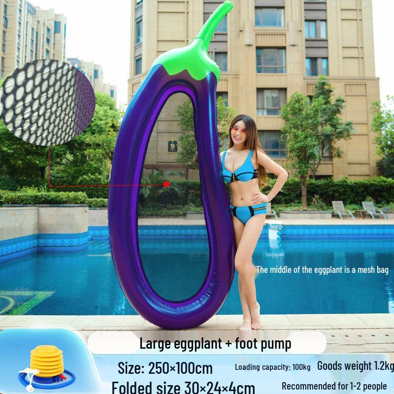 Inflatable Pineapple Cactus Watermelon Pizza Rainbow Pool Float Set