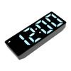Digital Alarm Clock Multifunction Large Display Modern Style Temperature Display LED Mirror Clock for Home Bedroom