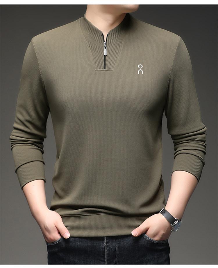 Woodpecker Men's Half-Zip Stand Collar Long-Sleeve Hoodie - 2025 Spring/Autumn Collection