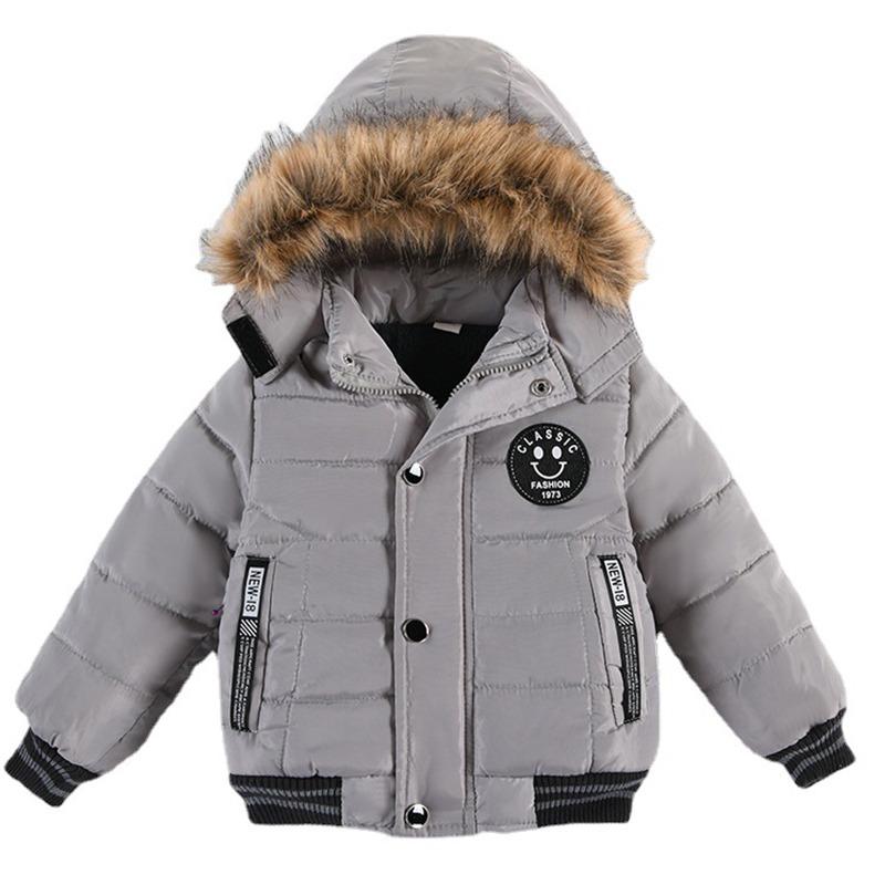 Утепленная парка Kinder Jungen Winterjacke Dicker Mantel Stepp Mantel Stepp Kapuze
