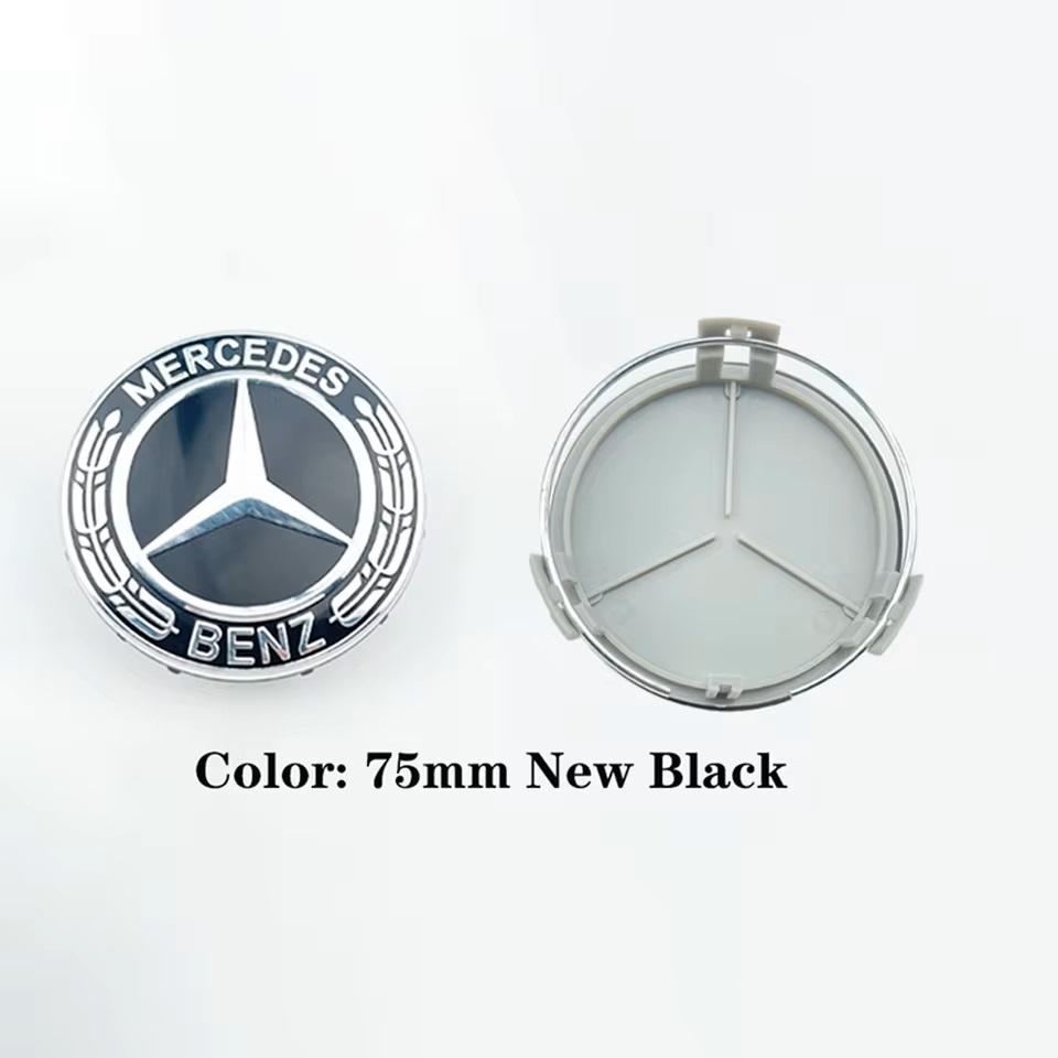 SRGK3 75mm 4pcs car wheel hub center cover replacement badge suitable for Mercedes Benz W203 W205 W204 W221 W222 W220 W212 W211 W210 W