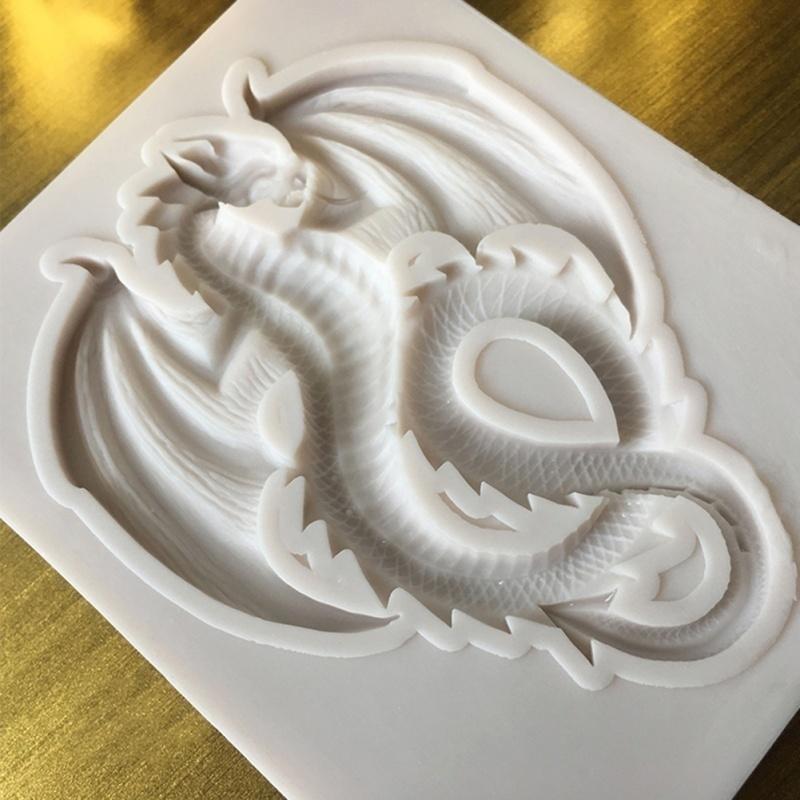 1PCS Dragon Silicone Mold Fondant Mold Cake Decorating Tools Chocolate Gumpaste Mold