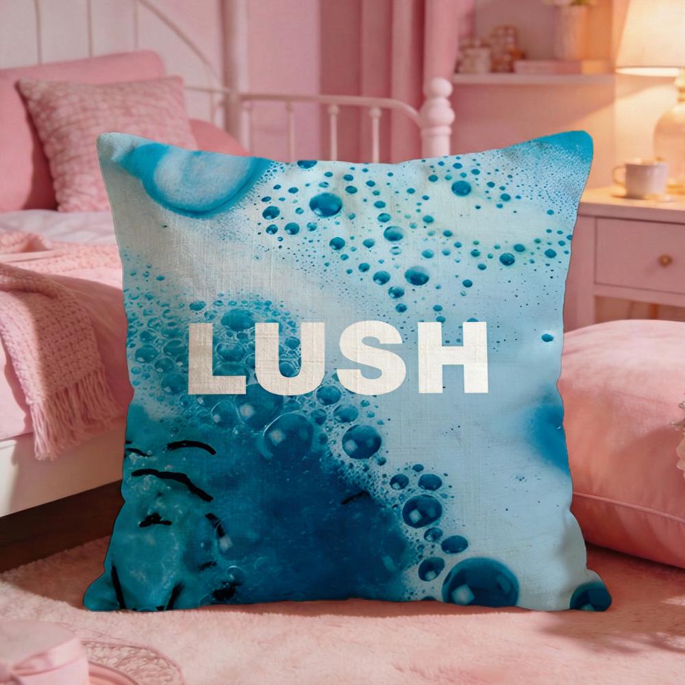 Логотип бренда LLush Чехол для подушки-кушона Премиальный комфорт Двусторонний чехол для подушки Дизайн «Два в одном» Для любой комнаты Салон автомобиля